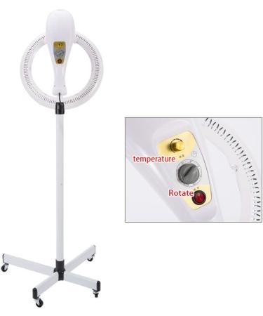 Stand Dry Hood for Hairstyling 950w Hair Dryer with Base and 4 Wheels Hair Steamer for Hair Dyeing and Styling to Barber Salon 60 Min Heat Timer White - Buy Online on GoSupps.com
