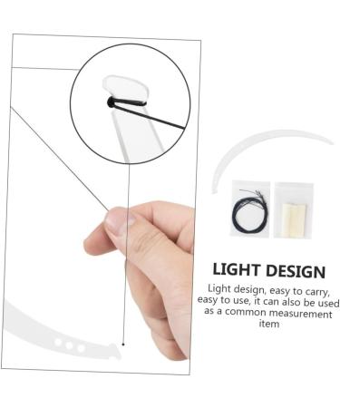Angoily 1 Set Positioning Ruler Drawing Line Beauty Eyebrow Nose Ruler Tools Tool Balance Level Ruler 23x8cm As Shown - Buy Online on GoSupps.com