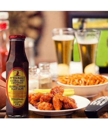 Buy Mrs. HSBall's Extra Hot Chutney (Pack of 2) - 470g | International Shipping Available - Buy Online on GoSupps.com