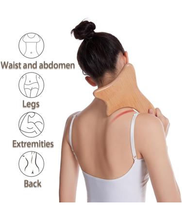 5 Pieces Wooden Gua Sha Tools for Soft Tissue Therapy | Lymphatic Drainage & Muscle Massage | International Shipping - Buy Online on GoSupps.com