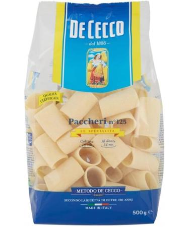 DE CECCO PACCHERI N 125 GR 500 X 10 - Buy Online on GoSupps.com