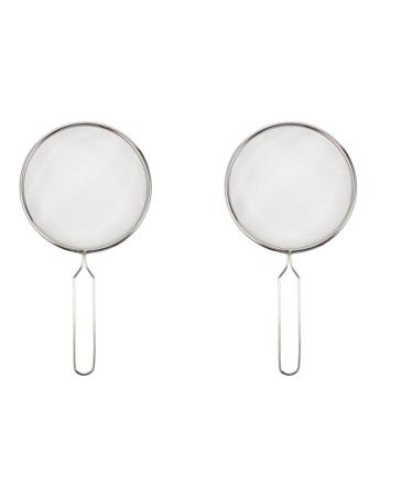 BESPORTBLE 2pcs Pet Sand Shovel Sand Filter Mesh Reptile Sand Shovel Sieve Filter Pet Supplies Reptile Supplies Reptile Cleaning Tool Filter Shovel Stainless Steel Filter 26x14cmx2pcs Silverx2pcs
