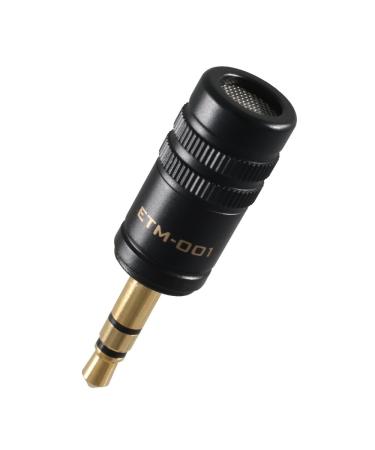 EDUTIGE ETM-001 Microphone - Omnidirectional 3.5mm 3-Pole(TRS) Microphone for GoPro, DSLR, Mirrorless Camera or Digital Audio Recorder