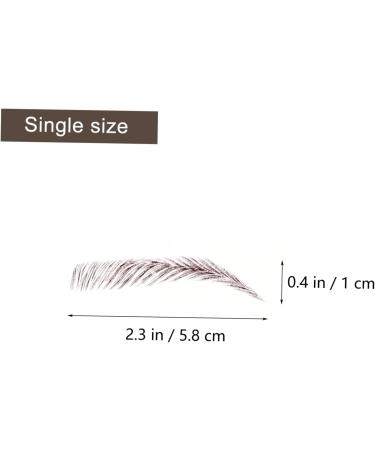 Mipcase 18pcs Eyebrow Stickers Makeup Stickers Authentic Eyebrows False Eyebrows Cosmetics Eyebrow Pencil 4d - Buy Online on GoSupps.com