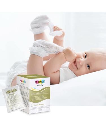Pediakid Diarea - Nutritional Support for Gastroenteritis & Diarrhea in Babies - 7-Pack Powder Sachets - Neutral Taste - International Shipping Available - Buy Online on GoSupps.com