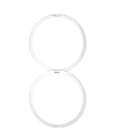 White 10X Magnifying Compact Mirror for Purses - Perfect Travel Makeup Mirror Gift for Women - 2-Sided 4 Inch Dia - Buy Online on GoSupps.com