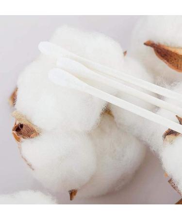200 Counts Organic Cotton Swabs - Natural Double Tipped Cruelty-Free Ear Buds - Eco-Friendly & Biodegradable - Buy Online on GoSupps.com