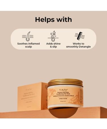 Moisture Melt Deep Conditioning Hair Mask | 8 Oils & Shea Butter for Dry Damaged Hair | Pro-Keratin Bond Repair | 5.29 oz - Buy Online on GoSupps.com