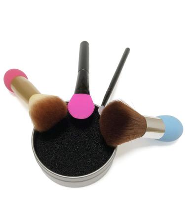 2 in 1 Color Removal Sponge Set for Eye Shadow Blush & Foundation - 4 Replacement Sponges Included - Perfect for Makeup Brush Color Switching - Buy Online on GoSupps.com