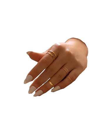 Boho Rings Set Stackable Knuckle Rings Retro Vintage Midi Rings Stylish Joint Finger Rings