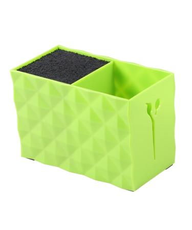 Minkissy 1 piece of decorative tools hair comb decorative storage boxes hairdressing needs cosmetic needs hairdressing tool case scissors bracket scissor box large green bracket medium green