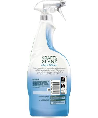 Viss Kraft & Glanz Reinigungsspray f r Glas & Fl chen 6er Pack (750 ml) | Wasserabweisende Technologie Perfekter Glanz | Internationaler Versand - Buy Online on GoSupps.com