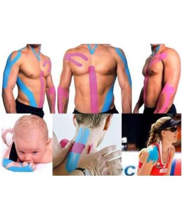 3NS TEX Kinesiology Muscle Care Tape 1 Roll Blue | Sports Taping for Injury Relief | International Shipping Available - Buy Online on GoSupps.com