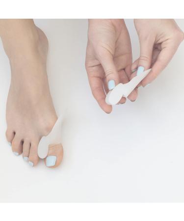 Bunion Cushion Protector Set - 8 Pcs Bunion Corrector Pads with Toe Separator for Men and Women - Gel Shield for Bunion Relief - Buy Online on GoSupps.com