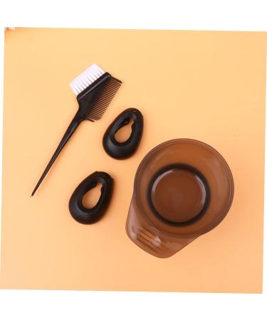 FRCOLOR Set of 3 Tools for Colouring Hair DIY Tool for Hair Dye Mixing Bowl for Hair Dye DIY Salon Hair Dyeing Tools Hairdressing Supplies Mixing Comb Earth Colours - Buy Online on GoSupps.com