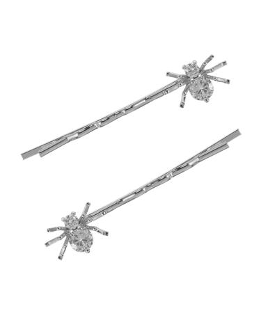 FRCOLOR Body Wash Wipes hair Bobby headgear Rhinestone Bobby child party supplies hair rhinestones clothing Metal spider Minimalist Hair bang clip Gold Arabic Perfume Bottle