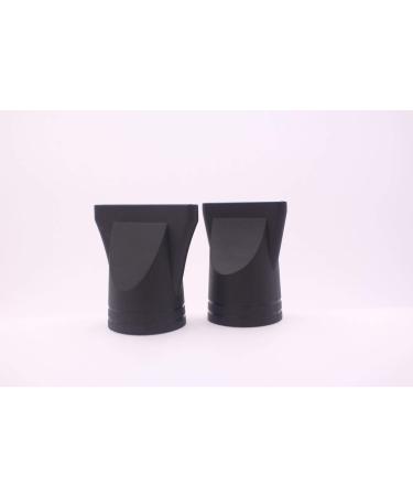 2PCS Black Plastic Salon Hair Dryer Nozzle Replacement Narrow Concentrator Blow Dryer Attachment for Outer Diameter 4.2cm-4.6cm - Buy Online on GoSupps.com