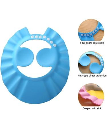 Soft Adjustable Kids Bathing Protection Cap - Shield Water from Eyes & Face - Buy Online on GoSupps.com
