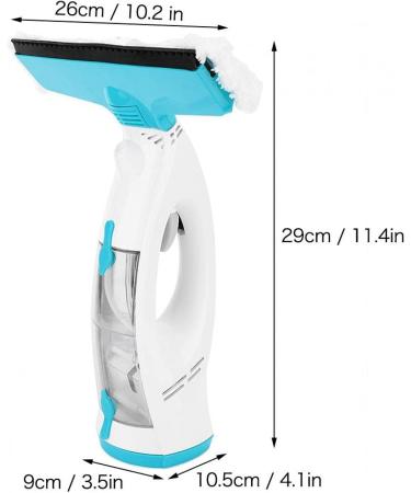 EVTSCAN Multi-Purpose Power Surface Cleaner 2 in 1 Function Electric Window Cleaner Brush Cleaning Tool (EU Plug 100-240VBlue/white) - Buy Online on GoSupps.com