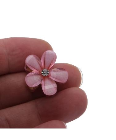 12 Pieces Mini Daisy Flower Hair Claw Clips in White and Pink - Hair Accessories for Women and Girls - Buy Online on GoSupps.com