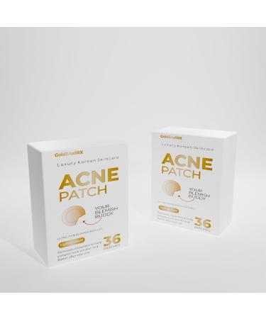 Original Hydrocolloid Acne Pimple Patch for Covering Zits and Blemishes Spot Stickers for Face and Skin Vegan-Not tested on Animals