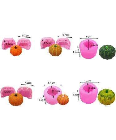 Silicone Material Pumpkin Shape Mold for Chocolates Candy Cakes Jelly Handmade Soap Baking Moulds 3 Sizes Choose Silicone Chocolate Molds Round Medium Split - Buy Online on GoSupps.com