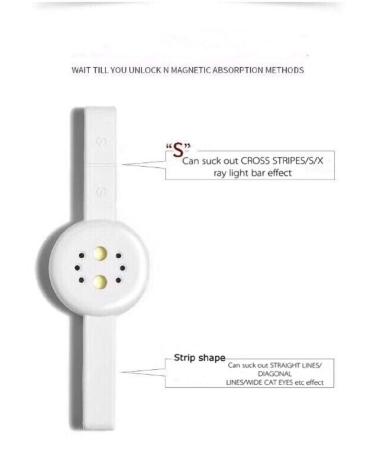 Ruihua 2 in 1 DIY Gel Nail Lamp & Double-Headed Cat Eye Gel Magnetic Tools | 3D Nail Art Decor & Polish Accessories for Perfect Nail Designs - Buy Online on GoSupps.com