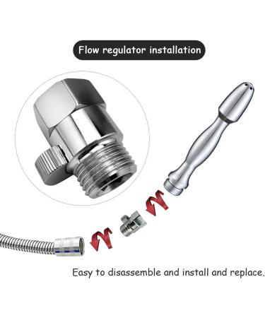 Shower Douche Enema Kit - 7 Holes Deep Cleaning System with Hooks Regulator & 59" Hose | International Shipping - Buy Online on GoSupps.com