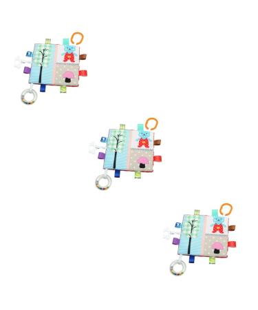 SAFIGLE Toys For Baby 3pcs Toy Book Made Of Soft Fabric Newborn Portable Baby Toys