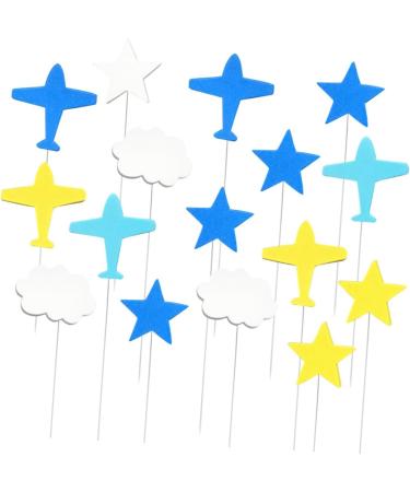 Alipis 48 Pcs Plane Cake Toppers Birthday Party Plane Cupcake Toppers Capacillos Para Cupcake Iron Wire Cake Picks Cupcake Party Picks Decor Cloud Cupcake Toppers Baby Dessert Airplane - Buy Online on GoSupps.com