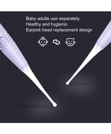 Electric Earpick Iron Box with Comfortable Grip - Ergonomic Handle Earwax Remover for Baby Use - Purple - Buy Online on GoSupps.com