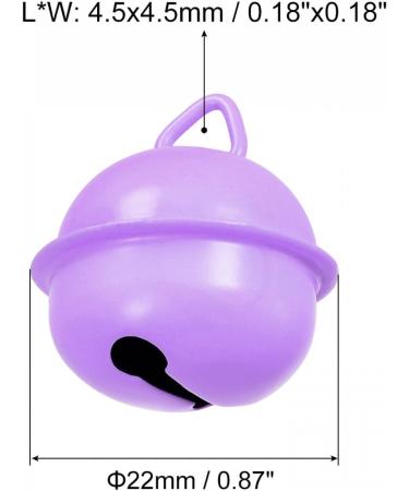 uxcell 22mm Jingle Bells 30pcs for DIY Holiday Decoration - Purple - Buy Online on GoSupps.com