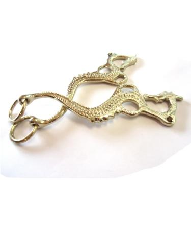 Buy PS Horse Articles Hackamore - Gold/Silver Legs Decorated | International Shipping Available - Buy Online on GoSupps.com