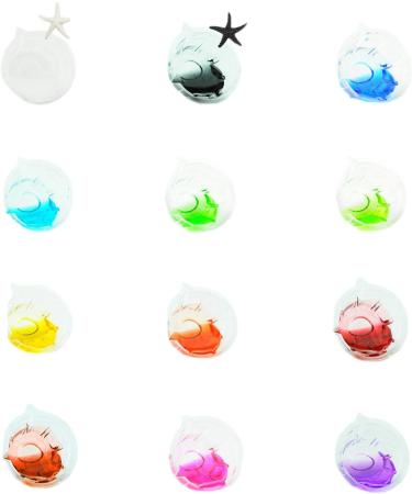 Epoxy Resin Color Dye Set - 12 Vivid Translucent Colors - 10ml Each - Buy Online on GoSupps.com