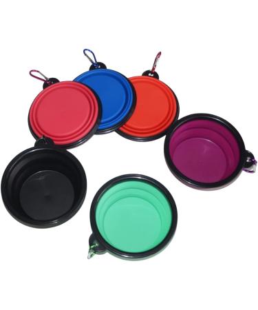 Foldable Silicone Dog Bowl - Portable Water & Food Bowl for Travel (Small Green) | Shop Now! - Buy Online on GoSupps.com