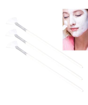 Solustre 3-Piece Chemical Peeling Tool Set | DIY Brush Applicator for Facial Treatments - Fan & Cream Brushes | Premium Cosmetic Tools for Mud & Dirt Removal - Buy Online on GoSupps.com