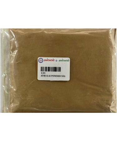 Sri Harshini Athi ilai Powder Fig Leaves Aththi illai podi Rich in Nutrients 100% Chemical Free Powder Indian Origin 50g (Pack of 2) Athi ilai Powder 50 g (Pack of 2) - Buy Online on GoSupps.com
