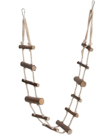 Pet Rope Ladder Climbing Toy for Hamsters, Birds, Rats - Swing Bridge for Small Animals and Parrots - Buy Online on GoSupps.com