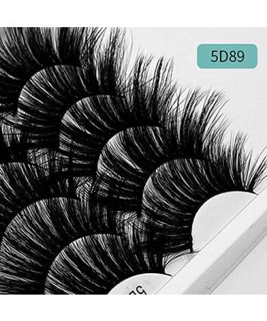 Desikixudy 5 Pairs 25mm Eyelashes Eyelashes Lashes Natural Dramatic Volume Eyelashes Extension False Eyelashes 5D89 - Buy Online on GoSupps.com