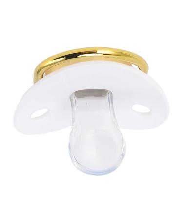 Soft Silicone Bling Baby Pacifier for 6-18 Months | Anti Static Newborn Pacifier for Home - White - Buy Online on GoSupps.com