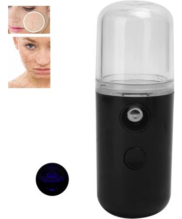 Nano Facial Steamer Nano Facial Mister Mini Face Humidifier Portable Facial Sprayer Handheld Face Mist Sprayer Rechargeable Moisturizing Hydrating Face Humidifier Sprayer (Black) - Buy Online on GoSupps.com