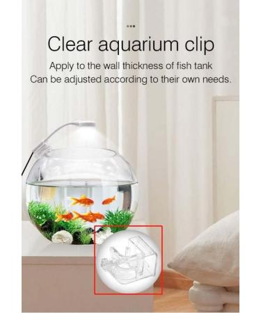 Mini Aquarium USB Led Light 5W for Small Fish Tank | Clip-On Freshwater Planted Live Plant Grow Light with Power Switch | Ideal for Betta, Goldfish, and Shrimp Tank | White Color - Buy Online on GoSupps.com