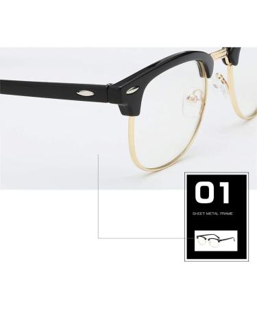 Nearsighted Glasses for Myopia - Stylish Black Frame -1.00 Diopters for Men & Women | International Shipping - Buy Online on GoSupps.com