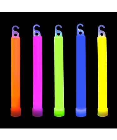 Party Club of America Premium 4 Glow Fever Bulk Ultra Bright Multi Color Glow Sticks - 50 Pack - Buy Online on GoSupps.com