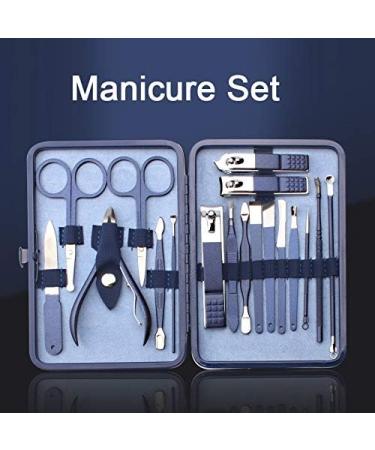 Nail Clippers Set 7-18pcs Nail Clipper Kit Professional Manicure Set Stainless Steel Cuticle Scissors Pushers Pedicure Trimming Tools (Color : 10pcs) - Buy Online on GoSupps.com