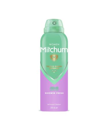 Mitchum Women Triple Odor Defense 48HR Protection Anti-Perspirant Deodorant Spray 200ml Shower Fresh