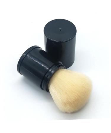 Beavorty bronzer powder big powder brush Foundation Makeup Brush face powder brush Bronzer Makeup large powder brush travel makeup brush professional makeup brush Miss mineral face brush 10x3.5cm Black