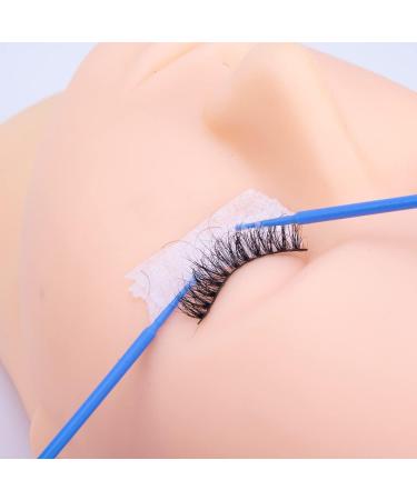100pcs Micro Applicators Brushes Disposable Eyelash Extension Micro Brushes Micro Make Up Mascara Brushes for Eyelash Extension (Purple) - Buy Online on GoSupps.com