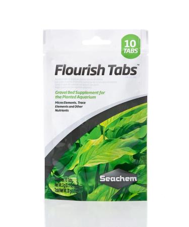 Seachem Flourish Tabs Growth Supplement - Aquatic Plant Stimulant 10 ct Original Version - Buy Online on GoSupps.com
