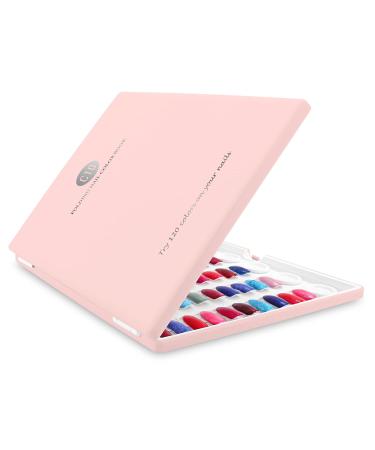 Professional Nail Display Book - 120 Nail Polish Swatch Book with Transparent Nails | Perfect Gel Polish Color Chart for Nail Artists - Buy Online on GoSupps.com